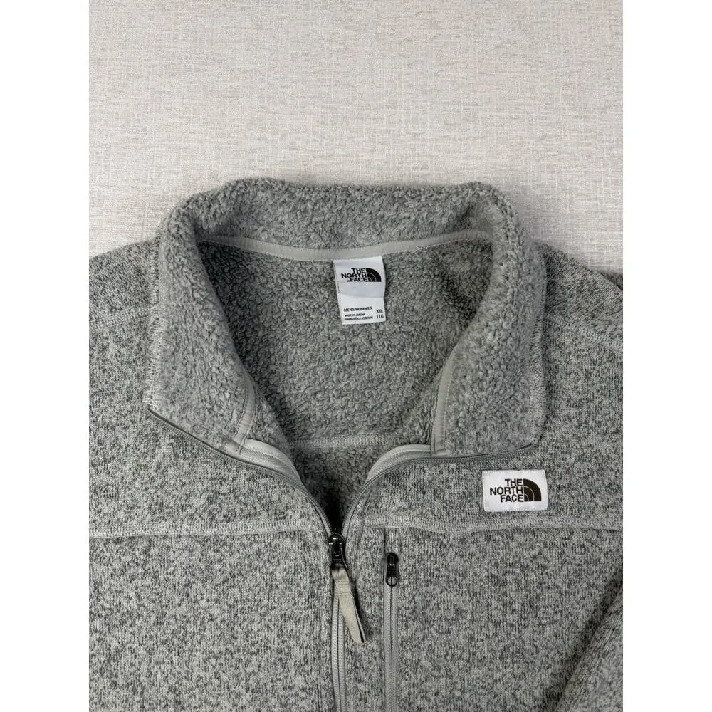 The North Face Sweater Fleece Jacket Men’s XXL Gray Full Zip Outdoor